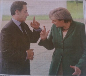 Sarkozy & Merkel Wall Street Journal 21. Juli 2011