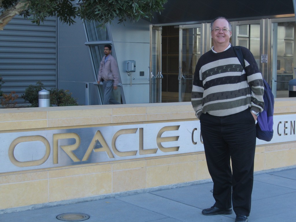 Christian Haack in San Francisco Oracle HQ