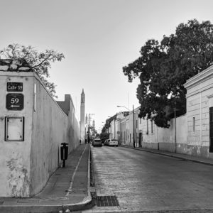 Calle 59- Walking in Merida MX by Birgit Pauli-Haack